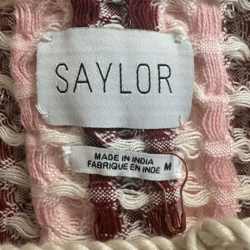 SAYLOR Allirra Open Stitch Knit Mini Dress
Size Medium - Picture 12 of 13